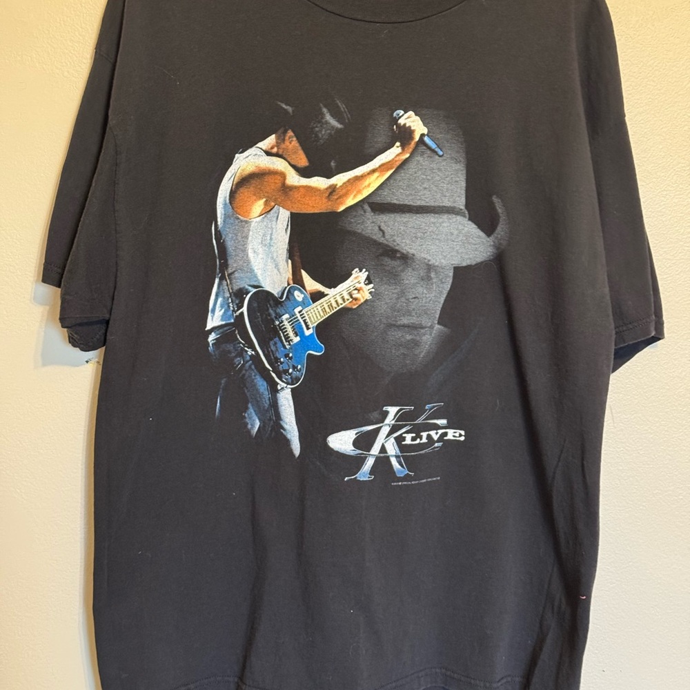 Vintage 2006 Kenny Chesney Hillbilly Rock Star Black Concert T-Shirt sz XL